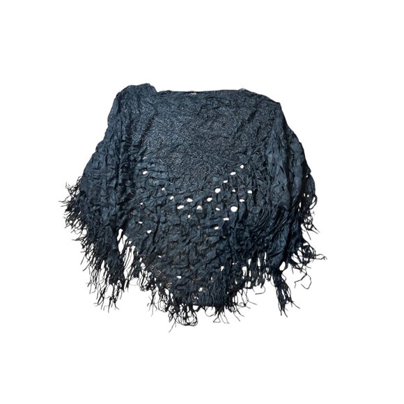 Jonden Women's Black Shawl - Picture 3 of 5